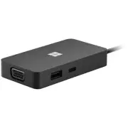 Brand New -Microsoft Surface USB-C Travel Hub Black USB A VGA Port Ethernet HDMI