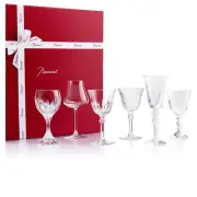 NEW BACCARAT CRYSTAL WINE THERAPY SET OF 6 GLASSES #2812727 BRAND NIB SAVE$ F/SH