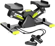 V Shaped Sport Climbing Machine, Stair Stepper, Mini Multifunctional Weight Loss Fitness Equipment, Indoor Mini Exercise Machine with Digital Monitor and Resistance Band Home Workout Equipment