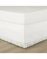 Lush Dcor Boho Fringe Tailored Easy Fit Bedskirt