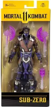 Mortal Kombat ~ 7-INCH SUB-ZERO (WINTER PURPLE)(SERIES 5) ~ McFarlane Toys