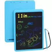 LCD Writing Drawing Tablet & Lanyard Stylus for Kids 3-10 Years (11inch Blue)