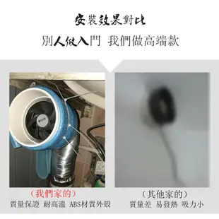 管道風機排風扇抽風機（110PVC） 靜音家用 小型工業排風扇 排煙機 - 白色110V