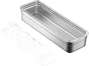 Vaguelly 1 Set Detachable Stainless Steel Chopstick Storage Organizer with Draining Box Versatile Cutlery Holder for Utensils and Kitchen Tools Stylish Design with Easy Access and Rapid