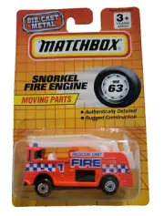 Vtg 1990s Matchbox Snorkel Fire Engine Red MB63 1:64