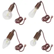 Outdoor String Lights Pull Cord Light for Indoor Outdoor Backyard Garden Porch