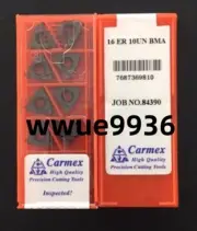 Carmex 16ER 10UN BMA External thread turning blade Carbide Inserts 10Pcs