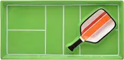 Godinger Pickleball Tray, Pickleball Platter Chip & Dip Tray, Snack Tray, Snack Platter Perfect for Sports Parties & Game Night Snacks Pickleball Theme, 15X7