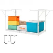 VEVOR Overhead Adjustable Garage Storage Rack 36x72in Ceiling Rack 550lbs White