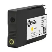 HP\u00A0955XL Original Ink Cartridge - Yellow (L0S69AA)