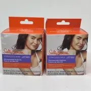 TWO Packs Sally Hansen 5001 Eyebrow Face Lip Stripless Wax Kit Microwavable