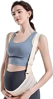 [CUSMA] Belly Bands for Pregnant Women - Maternity Belt Pregnancy Support - Breathable Abdominal Binder, Back Support, for All Stages of Pregnancy & Postpartum,L