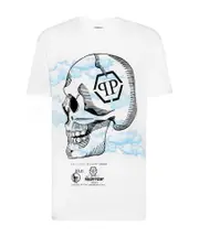 cloud -print logo T-shirt XL,L,M White