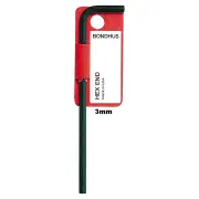 Bondhus BD15956 - Hex Key L-Wrench 3.0mm Hex End Long