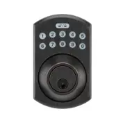 NEW LockState RemoteLock Residential Wifi Deadbolt Smart Lock Tuscany Bronze
