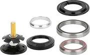 Grcfumo 1 Pc Set of Bicycle Headset, Bike Front Fork Headset, 42mm 1.7in 52mm 2in Mountain Bike Tapered Straight Tube Fork Headset Bearing Accessory