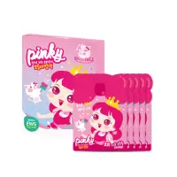 在飛比找momo購物網優惠-【韓國Pinky】Princess貓咪可可兒童保濕面膜 S/