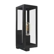 Brilliant 42W Black Manoir Exterior Wall Light