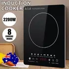 Induction Cooktop Portable 2200W Ceramic Glass Electric Stove Touch Hotplate Kit