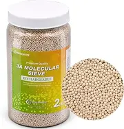Wisesorb 3A Molecular Sieve Desiccant Beads, 2 LBS Dehumidifier Moisture Absorbers