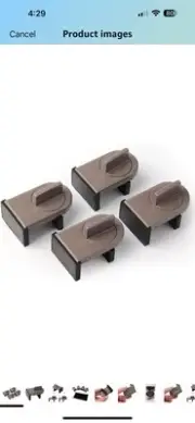 4 Pack Adjustable Sliding Window Locks Window Wedge Window Home, Office,………