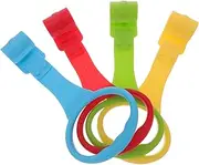 Toy Pack of Pull Rings Bright Attractive for Tummy Suitable for Beds Random