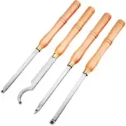 VEVOR Wood Turning Tools for Lathe 4 PCS Set, Carbide Lathe Tools with Diamon...