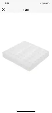 Classic Accessories Patio Dining Seat Cushion Foam - 2" Thick - High-Density ...