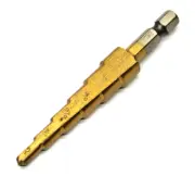 Step Drill Bit 3/16''- 1/2'' Titanium HSS M2 6 Sizes Industrial Reamer Drilling