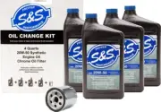 S&S 20W-50 Full-Synthetic High Performance Engine Oil & Filter (218941)