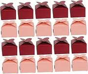 Luxshiny 100Pcs Heart Shaped Favor Boxes for Weddings Showers Parties Romantic Candy Storage Box for Treats Versatile Macaron Packaging for Valentine Day Special