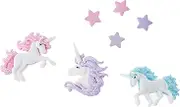 Jesse James Buttons Dress It Up Magical Unicorns pkg Craft Sewing Buttons