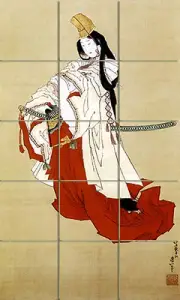 Art Mural Ceramic Backsplash Bath Japanese Decor Tile #287
