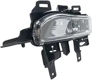 Car Fog Light Assembly Compatible With Nissan For Qashqai 2018 2019 Car Front Bumper Fog Lamp Halogen Fog Light With Harness Daytime Running Lights Driving Foglight(1 pair)
