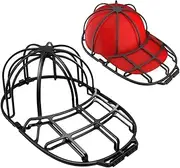 Lsydgn Cap Washer for Baseball Caps, Washing Machine Shape, Baseball Caps, Washing Rack, Washing Rack, Protector Holder with Frame for Adults, Children, Baseball Cap (Black), Black