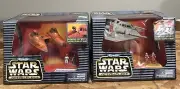 Star Wars Action Fleet Bespin Twin-Pod Cloud Car & Rebel Snowspeeder MIB 1996