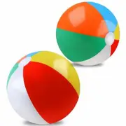 Beach Balls,Beach Balls for Kids,Rainbow Color Pool Toys Pool Balls for Swimming Pool,Beach Toys Inflatable Ball for Summer Parties and Water Games (20 Inch 2 Pack)
