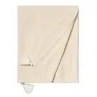 Hearth & Hand with Magnolia Pinstripe Woven Throw Blanket with Tassels Natural