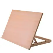 Extra Large 5-Position Wood Drafting Table Easel Drawing and Sketching Board,...