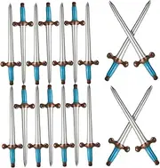 JOINPAYA 18PCS Inflatable Pirate Swords Cosplay Props for Birthday Halloween Parties Themed Events Fun Inflatable for Pirate Costume Accessories