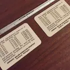 Charles Eames chair, 1956-1959, Set (2) Restoration Patina Paper Labels