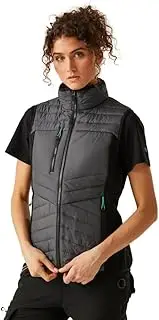 [Regatta Professional] Womens/Ladies Ada Hybrid Hybrid Body Warmer (UK Size: 12 UK) (Seal Grey/Black)