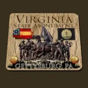 Virginia State Monument Gettysburg, Pa American Civil War themed mousepad