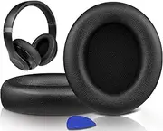 SOULWIT Replacement Earpads for Beats Studio Pro Wireless Noise Cancelling Headphones, Cushions Ear Pads with Soft Protein Leather, Noise Isolation Foam - Black