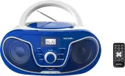 RCD-S70BT Portable Boombox CD Player with Remote Control, FM Radio, USB MP3