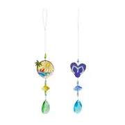 2pc Gibson Gifts Eternity Aussie Suncatcher Beach/Thongs Hanging Decor Combo Set