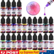 24 Bottle Colors Alcohol-Based Ink Diffusion Epoxy Resin Pigment Kit Liquid Dye