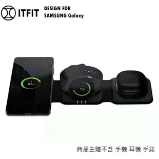 三星 SAMSUNG ITFIT 三合一 無線充電板 摺疊充電板 無線充電快充 ITFITPW09 1年保固 台灣公司貨