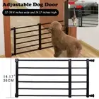 Small Dog Pet Gate Fence Adjustable Safety Stair Barrier Security Doorways Doors
