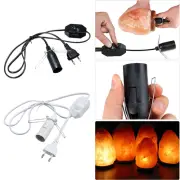 AU E14 Salt Lamp Power Cord Cable 1.8M Dimmer &ON/OFF Button Control Bulb Switch